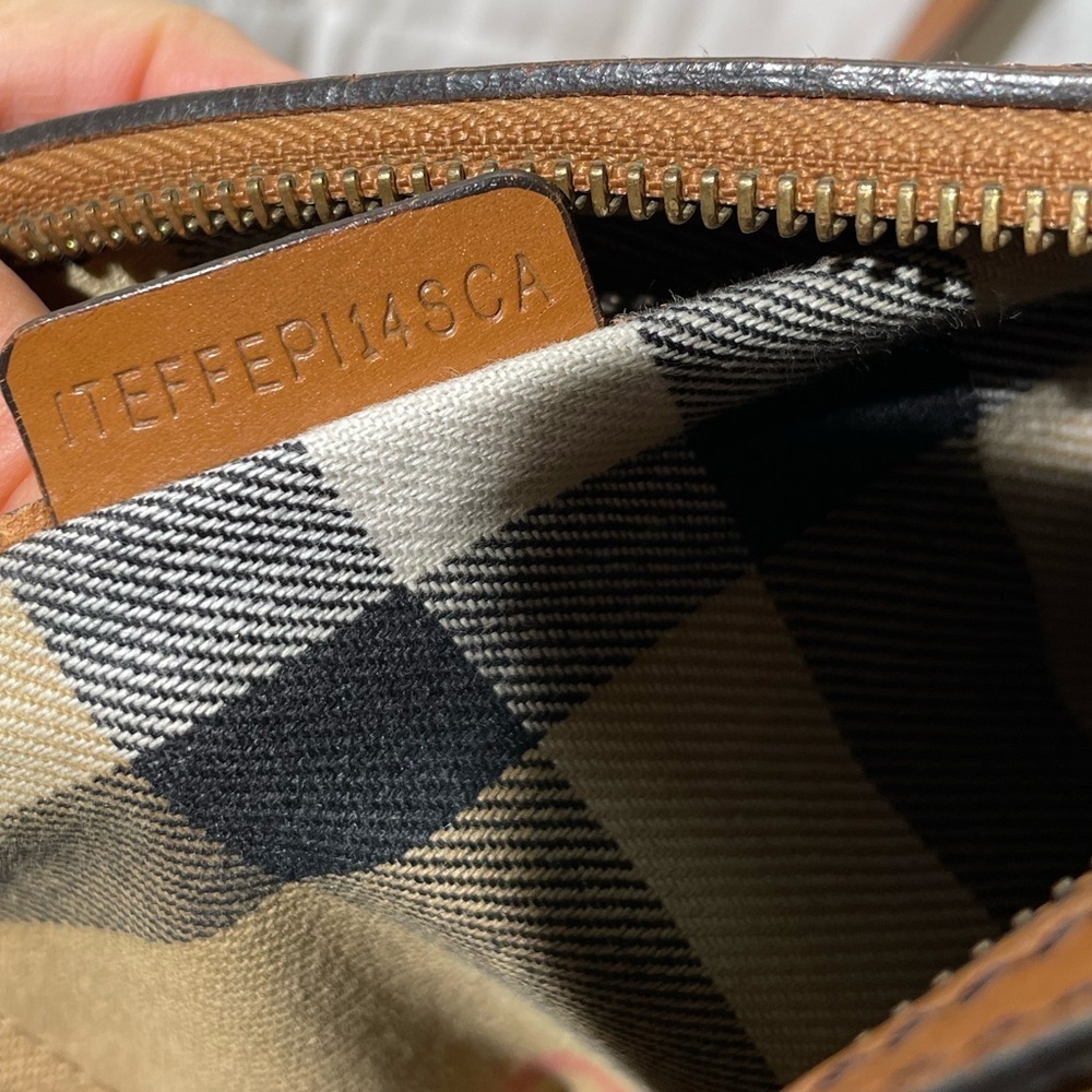 BURBERRY Alchester Bridle Belted DOCTORS Bag BROWN Purse Crossbody Leather ITALY - Picture 8 of 16